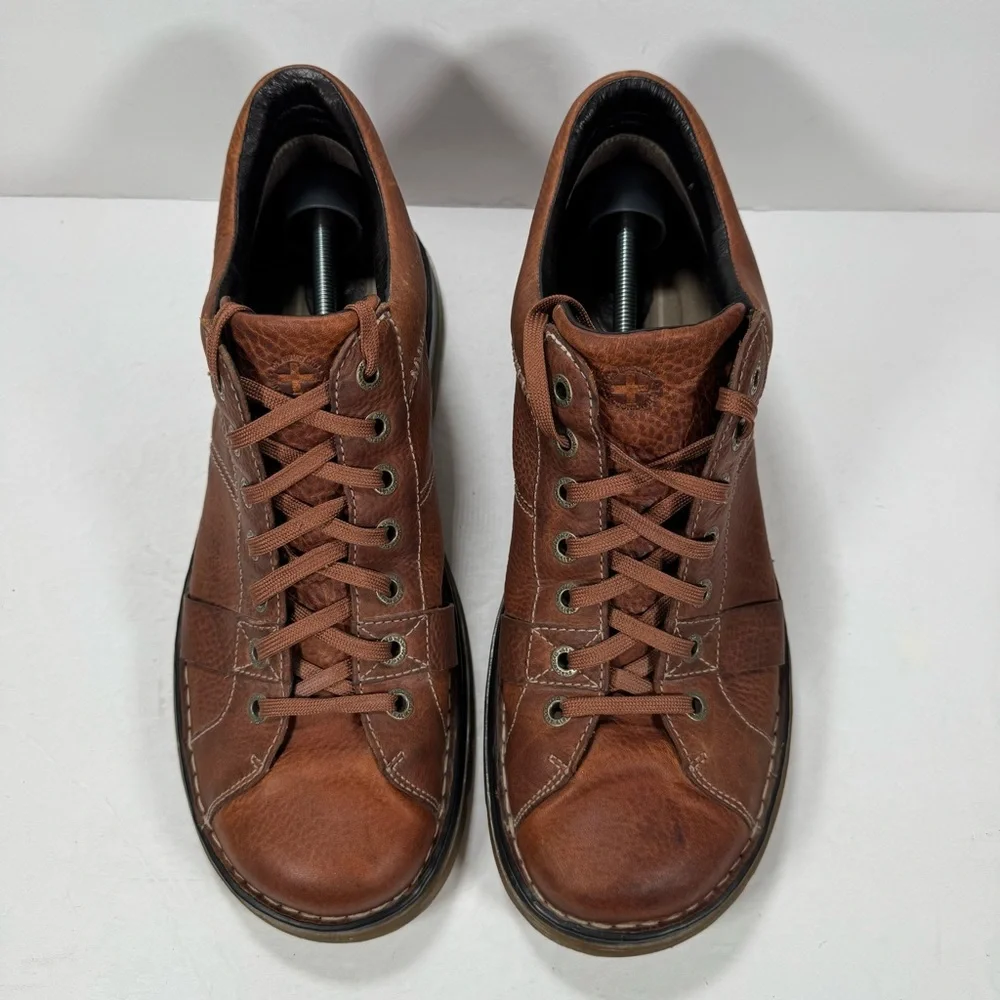 Dr. Martens 12083 Brown Pebbled Leather Chukka Lace Up Boots Men Size 14